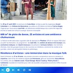 Article de blue radio sur la résidence d'artistes folk accueillis dans le cadre du partenariat avec l'association Louv'Folk. Article de blue radio sur la résidence d'artistes folk accueillis dans le cadre du partenariat avec l'association Louv'Folk.
