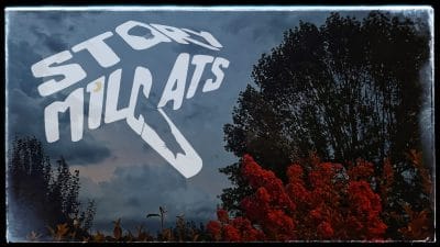 logo storymilcats dans un paysage