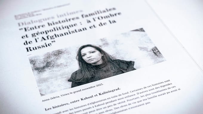 Anna Zekria : une résidence qui explore les mémoires individuelles et collectives à travers l’art et les archives.