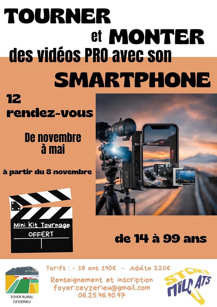 Affiche de présentation de l'atelier